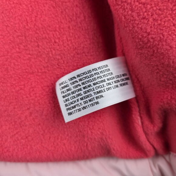 Pink Toddler Polyester Jacket Warm Outerwear With Zip Pockets 2T - Picture 4 of 7